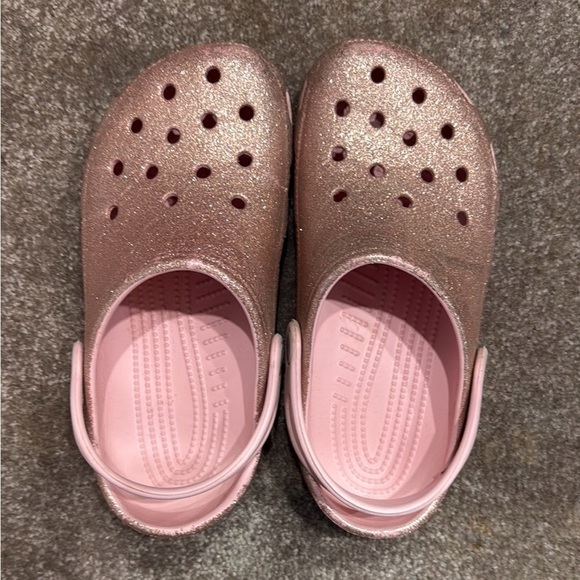 CROCS Other - Kids Crocs Classic Glitter Clog